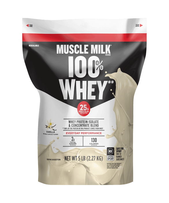 MUSCLE MILK® 100% WHEY | Muscle Milk©