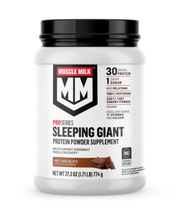 SLEEPING GIANT Protein Powder Supplement | Muscle Milk©